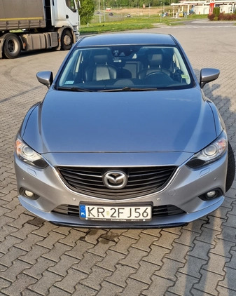 Mazda 6 cena 45700 przebieg: 253000, rok produkcji 2014 z Opalenica małe 191